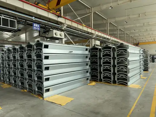 Caja de aire y estructura de bandeja de transporte de cinta transportadora con colchón de aire